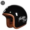 Винтажный мотоциклетный шлем 3/4 полушлем сертифицированный мотоциклетный шлем для мужчин и женщин
