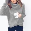 Elegant Women Winter Warm Turtleneck Sweater Pullover Perfect For Cold Days