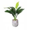 Artificial Potted Plant Realistic 45Cm Spathiphyllum For Home Office