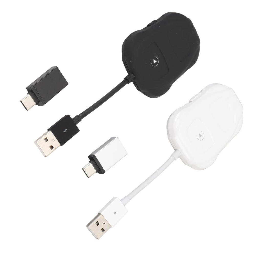 Автомобильный беспроводной адаптер для Carplay для Android Auto 2,4 ГГц 5 ГГц Plug and Play USB Type C 2 в 1 Car Wi