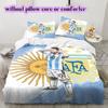 AFA  football Pattern Bedding,Quilt Set Quilt Cover Pillowcase Home Birthday Gift (1*duvet cover+2*pillowcase,without core)