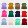 High-Quality Unisex Knitted Beanie - Solid Color for Autumn and Winter Fashion Trends