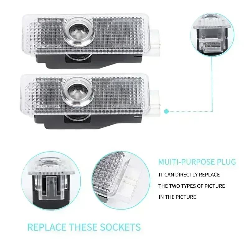 /LED Car Door Projector Light HD Laser Welcome Ghost Lamp for BMW 1/3/5/6/7 Series&X3/X6/Z4 | E81/E71/E90/E93/F30/F10/E92/E60/E8