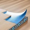 Floor Underlayment 18.6 m² 3mm Sound/Vapor Barrier for Laminate Blue