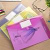 PP A4 Folder Office School Supplies Document Paper Organizer New Snap File Bag
