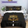 3pcs L-Liverpool (6) Design Cover Set - HD Printed Bedding with 1 Cover and 2 Pillowcases - Perfect for Home and Dorm Decor