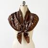 90cm Women Head Scarf Printed Silk Scarves Fashion Female Shawl Wrap  Summer Accessories