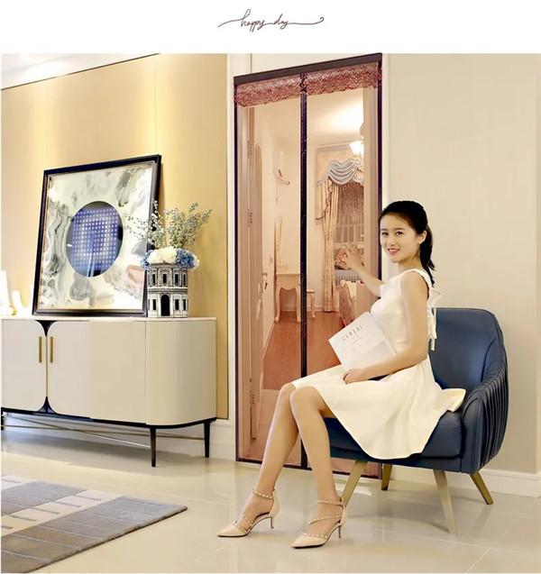 Летняя горячая защита от комаров, дверная занавеска, магнитная мягкая пряжа, оконная сетка, дверная сетка на липучке, дверная сетка, занавеска, магнитная сетка