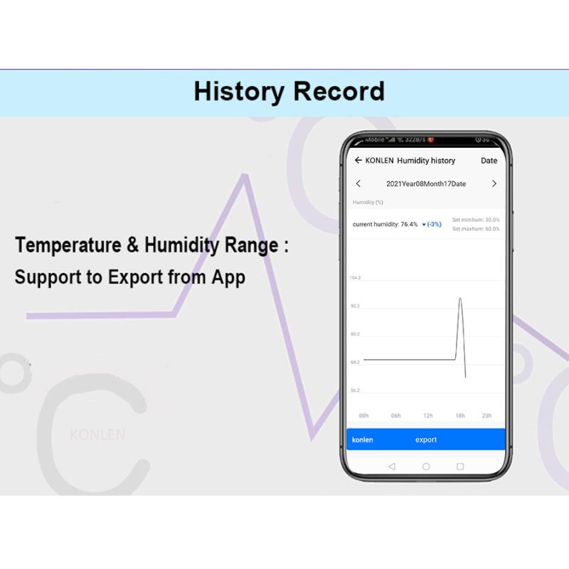 Tuya WIFI гигрометр термометр датчик температуры и влажности с 3-метровым внешним зондом Smart Life цифровой монитор удаленная сигнализация