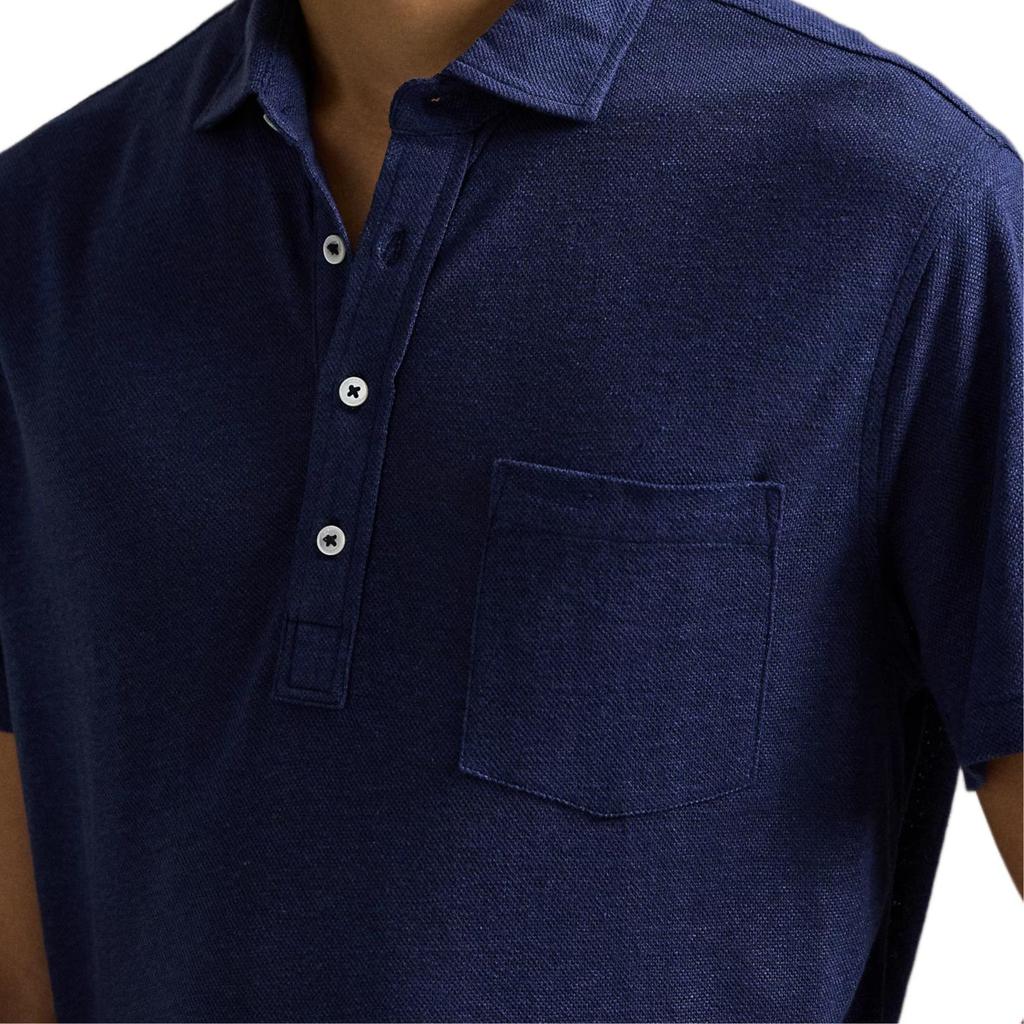 Polo Ralph Lauren Прямой карман Короткий рукав Поло Стандартное издание Мужские топы 710B13500-002
