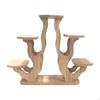 Tabletop Plant Stand Display Wooden Shelf Mini for Artworks Collectibles