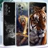 Силиконовый прозрачный чехол для Samsung Galaxy A52 A51 A53 A72 A71 A73 A32 A31 A33 A22 A11 Мягкие чехлы Чехол Орел Кот Лев Тигр Животное