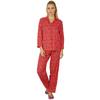 Bimba Women Rayon Night Wear Pajama Set Printed Full Sleeve Shirt with