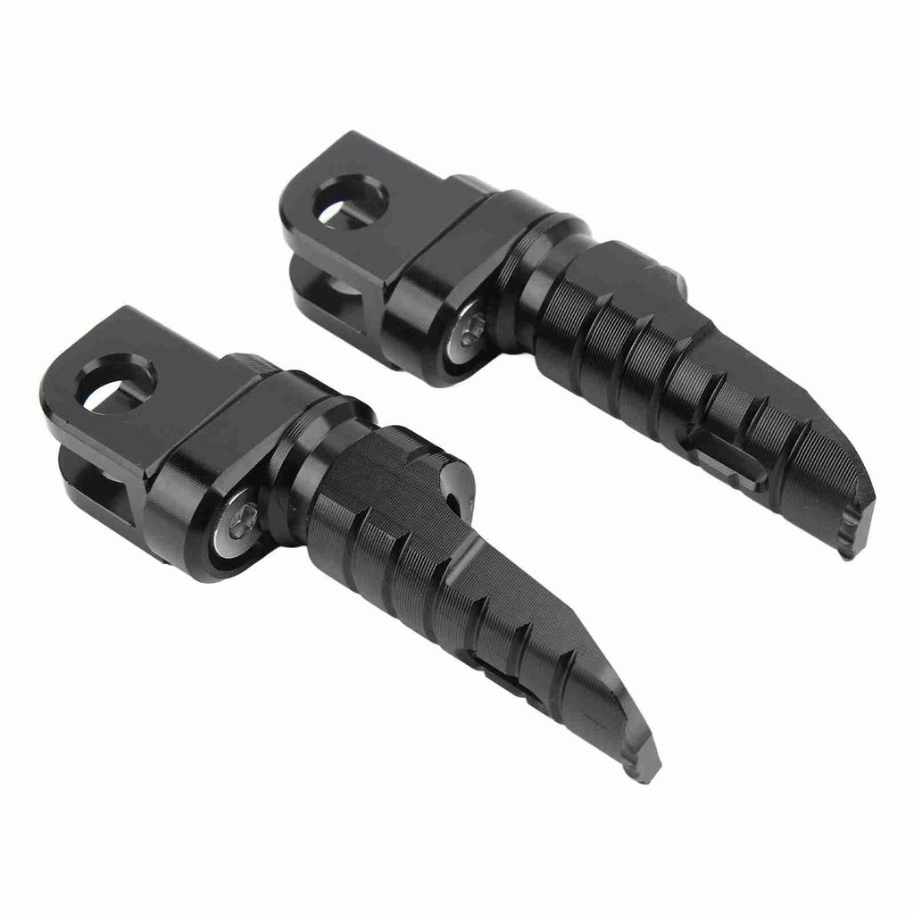 1 Pair Motorcycle Front Foot Pegs Short Handle CNC Process T6063 Aluminum Alloy Replacement for CFMOTO 450SR 2022‑2023