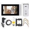 Wired Video Doorbell Intercom System 7 Inch LCD Display IP65 Weather Proof Night Vision Visual