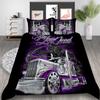 3D Black Skull Head Pattern Bedding Single Double Bed Full Size Special Skull Head Print Pillowcase and Quilt Cover 2 or 3 Comfortable Home Decoration