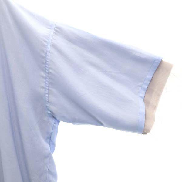 unused VAST222 20ss Short sleeve Layered Skipper Cut 2 blue Men's Used