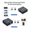 Digital 2 Way Audio Converter Optical SPDIF Toslink To Coaxial and Coaxial To Optical SPDIF Toslink Bi Directional