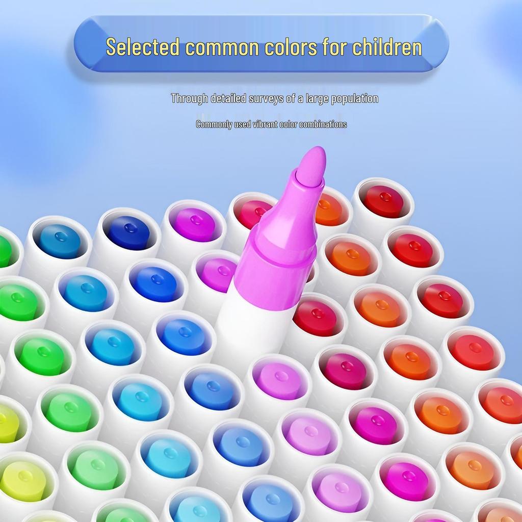 Акриловые маркеры True Color, штабелируемые - Акварельные ручки, не растекающиеся, для студентов и детей