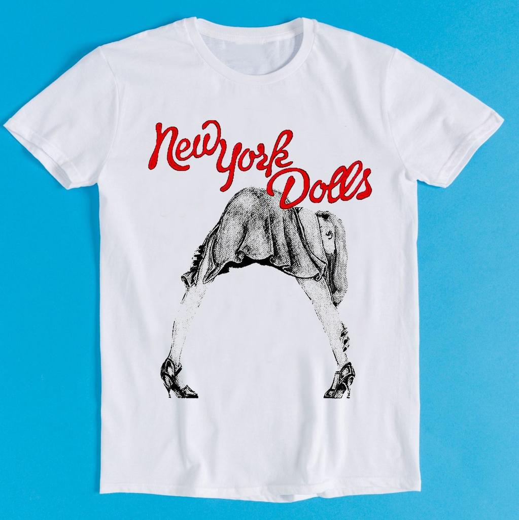 Футболка New York Dolls Глэм Панк Рок Музыка Ретро Забавное Арт Рисунок Геймер Аниме Культовый Мем Фильм Подарок Футболка Футболка K5009