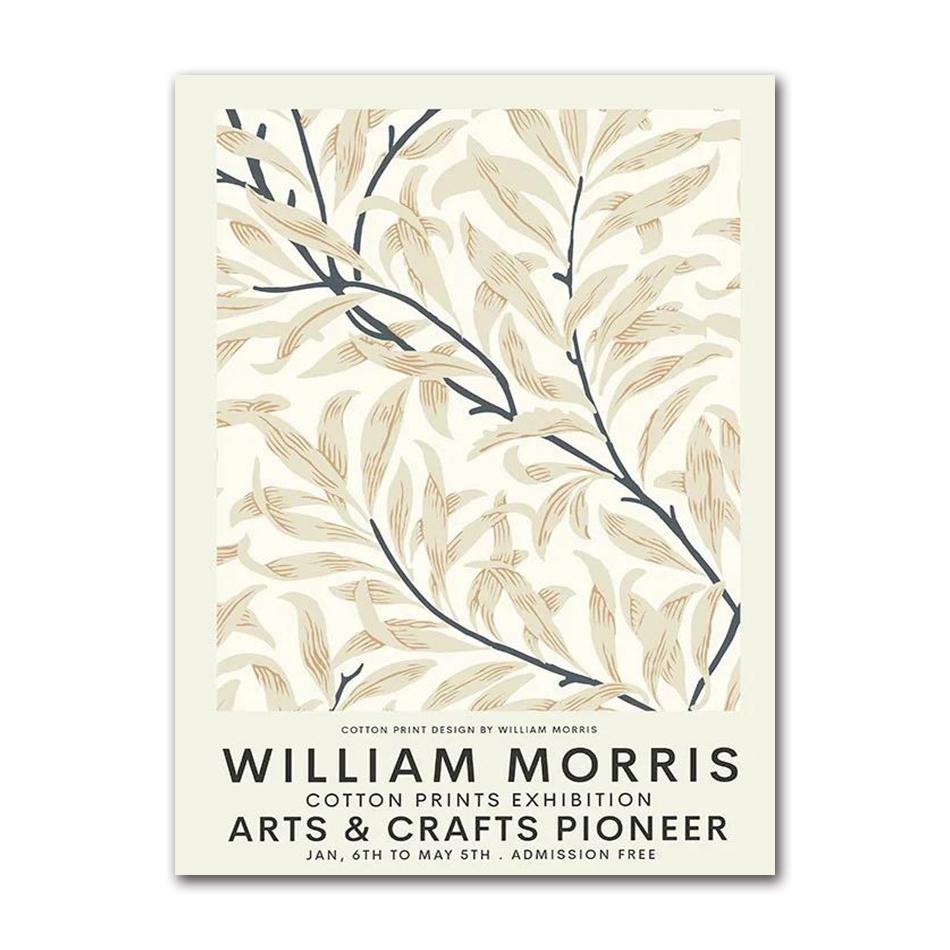 William Morris Museum Exhibition Gallery Wall Art Canvas Painting Nordic Posters And Prints Wall Pictures For Living Room Decor