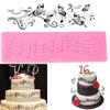 Musical Note Shape Cake Decorating 3D Silicone Mold Chocolate Lace Molds DIY