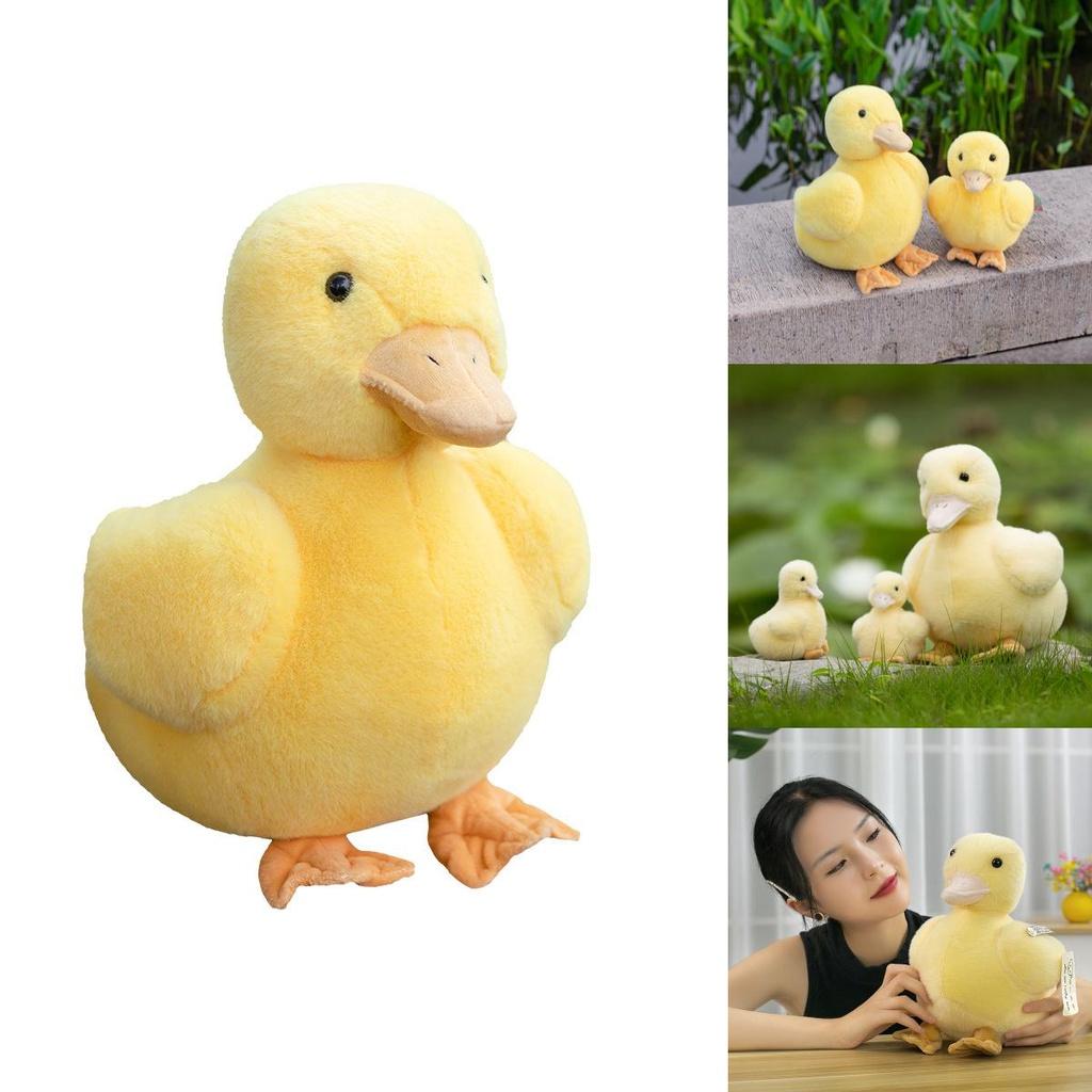 Cute Yellow Duck Plush Toy Adorable Stuffed Animal For Kids Birthday And Holiday Gift