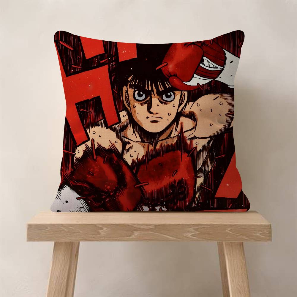 Винтажные Аниме H-Hajime No Ippo Наволочки Мультяшные Декоративные Для Дивана Домашние Двусторонние Печать Короткий Плюш Милая Наволочка
