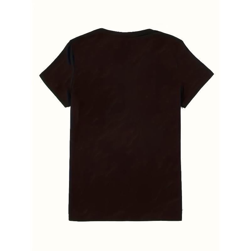 Женская футболка большого размера с леопардовым принтом и графикой в виде сердца Стильная с круглым вырезом Удобная для любого сезона Машинная стирка Верх