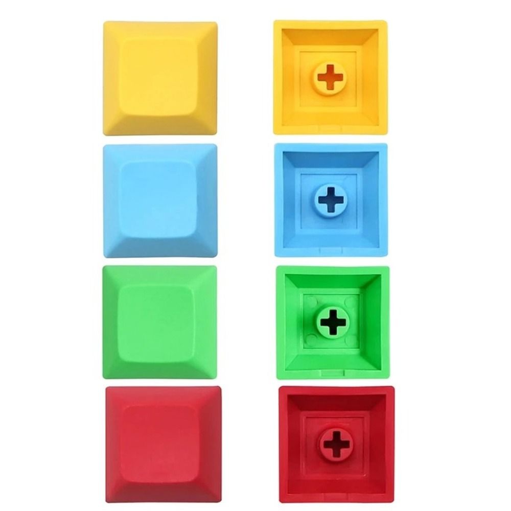 Многоцветная колпачок DSA для переключателей MX PBT DSA, высота 1U, пустая крышка для клавиш