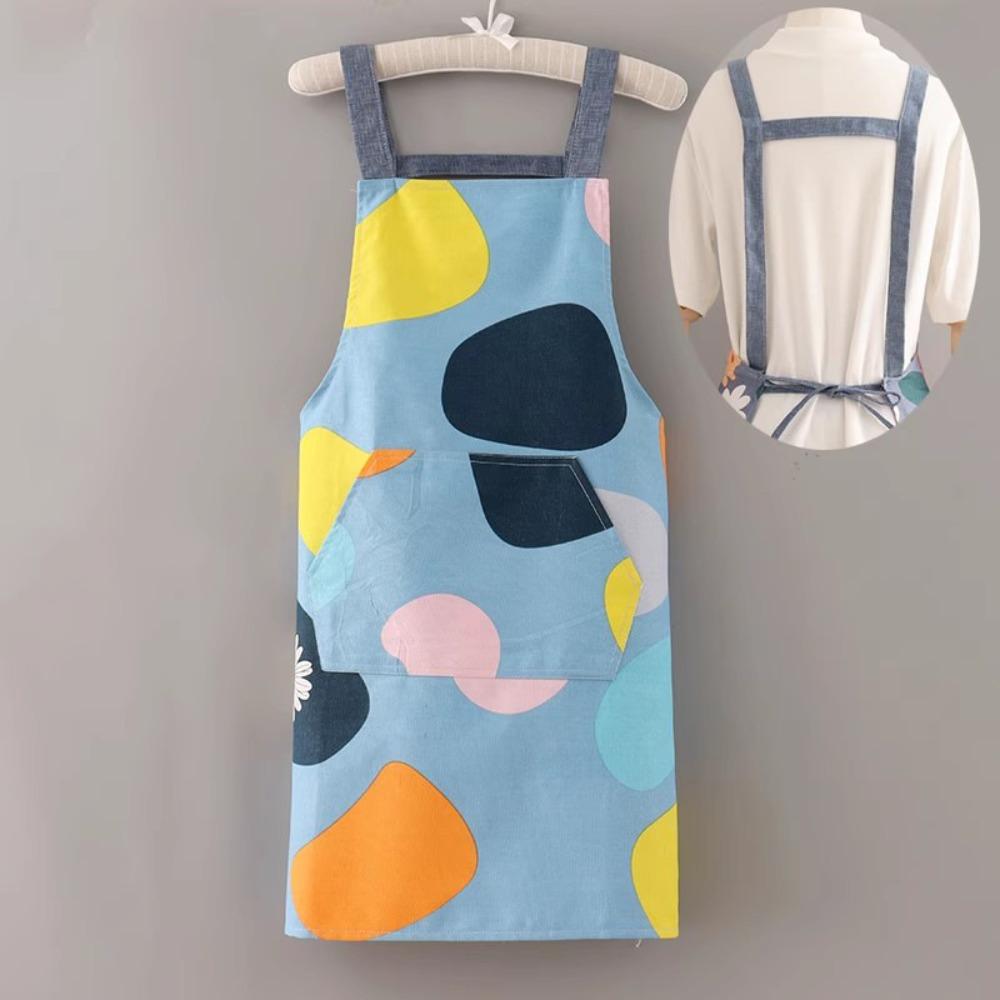 Thin Canvas Apron Stain Resistant Work Apron Cute Kitchen Apron  Kitchen
