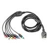 Подходит для PS2/ Компонентный кабель 1,8 м Подходит для PS 2/3 Игровой кабель высокого разрешения Аксессуары