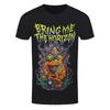 Футболка Bring Me The Horizon BMTH Курящий Динозавр Группа Официальная Новая Черная