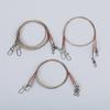 2Pcs/Set Steel Wire Titanium Wire Anti-Biting Line With Pin Fishing Front Wire