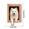 3D Cartoon Animal Magnetic Photo Frame Framed Picture Style Wooden Magnet  Office Board