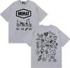 Unisexs Clothing Harajuku Vintage Gothic Tshirts Unisex Hip Hop Comfort Cotton Tshirt Rock Band Morat Album Tour 2026 Print T Shirt