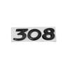 Car Metal Rear Trunk Boot Letters Logo Badge Emblem Decal Sticker For Peugeot 206 207 301 308 307 408 508 Decoration Accessories