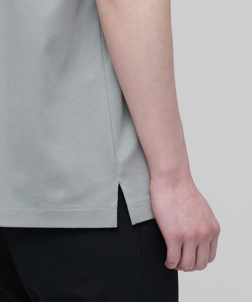 MUSINSA STANDARD Open Collar Polo Shirt [Dusty Mint]