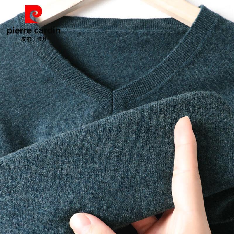 Pierre Cardin Men's 100% Pure Wool V-Neck Sweater