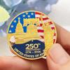 США 250-летие Памятная монета 1776-2026 Американский орел Сувенирная монета Металлические изделия Эмблема