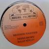 12-дюймовая пластинка DENNIS BROWN / SUGAR MINOTT - Brothers Together OP001 Оригинальный промо 1992 Регги, Ска и Даб Б/У