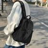 Однотонный плиссированный рюкзак для мужчин, легкий дорожный рюкзак, женская школьная сумка