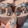 Creative Butterfly Earphone Clips Artificial Crystals Earphone Decorations  Personal Accessories