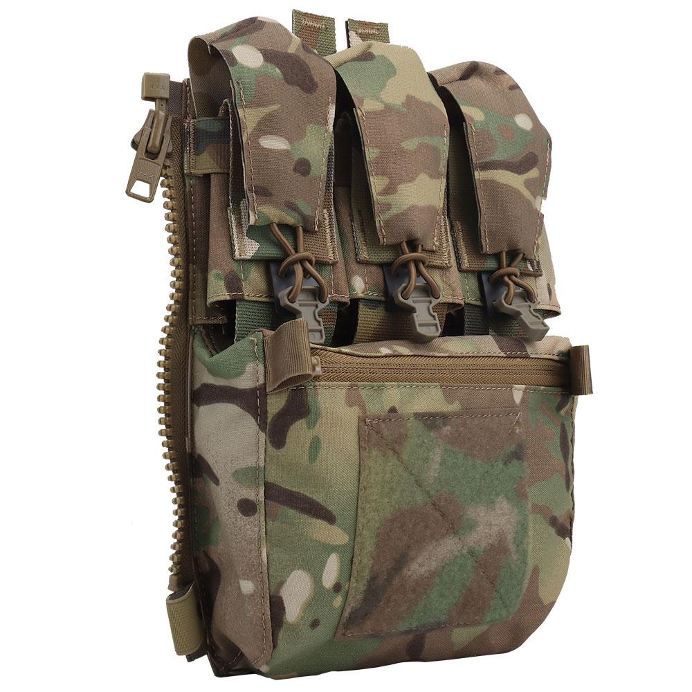 V5 FCPC Plate Carrier Задняя панель Расширительная сумка Дополнение Дополнительный пакет Аксессуары для жилета Airsoft с тройным подсумком