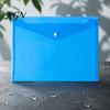Translucent Document Case 2PCS A4 Size Folders with Snap Closure, Waterproof Thickened PVC Durable Paper Protector File Organizer, Lightweight Storage
