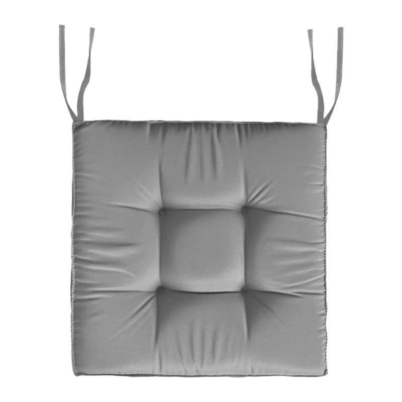 45x45см Утолщенные подушки для стула Дышащая полиэстеровая подушка на сиденье Нескользящая для использования в помещении и на улице для патио, дивана, татами, ковриков