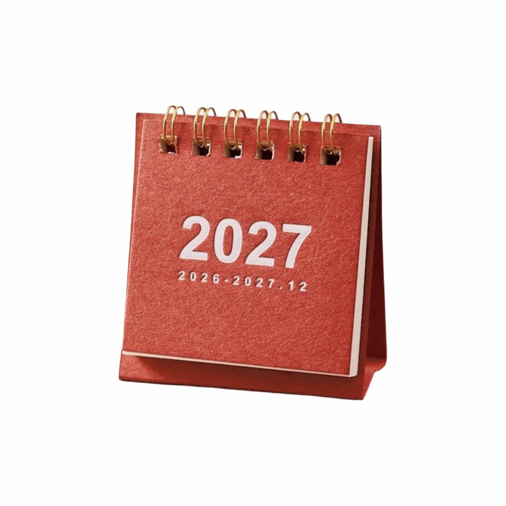 Standing Base 2027 Desk Calendar Mini Flip Calendar New Mini Calendar Daily Planning