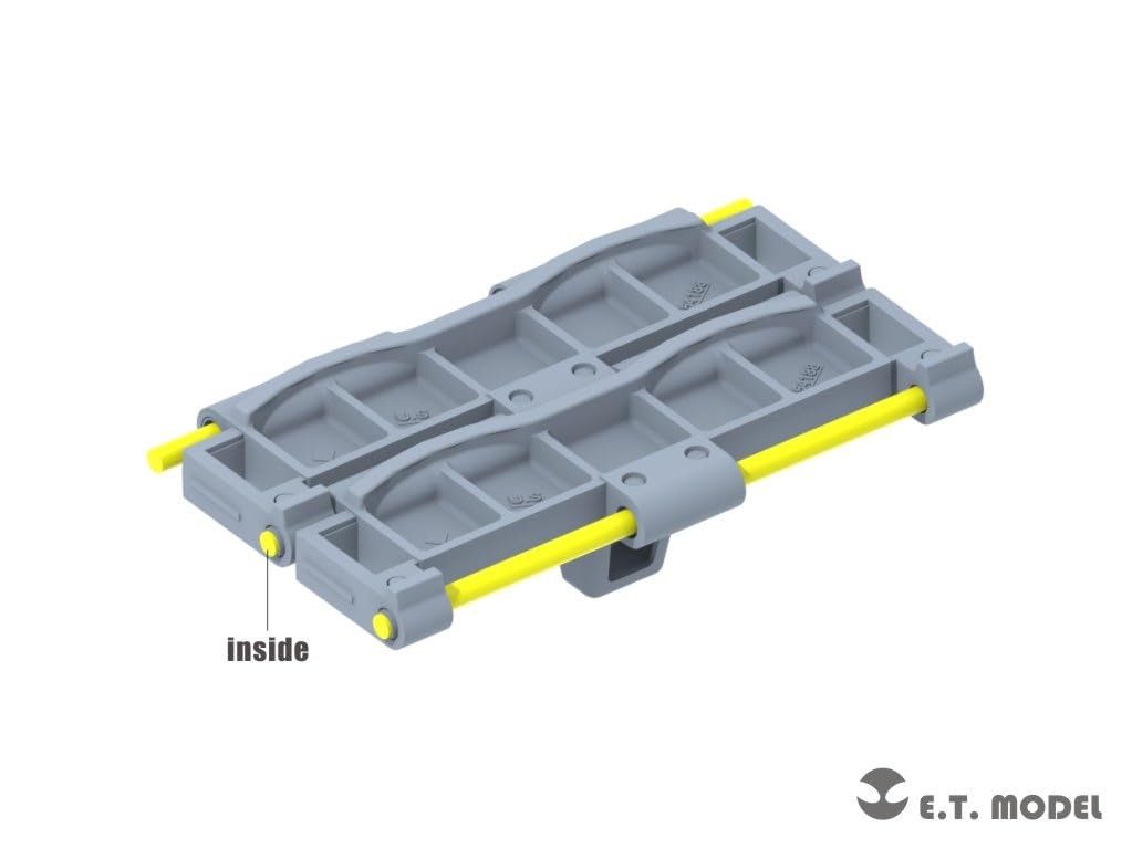 Eaty Model WW2 American M4 Sherman Medium Tank T66 Type Movable Track Asuka Plastic Model Parts 1/35 (For Model/Dragon/Tamiya) P35-095 (Tank)