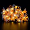 Светодиодная гирлянда на солнечных батареях Bee, гирлянда на солнечных батареях, садовые светильники, водонепроницаемые, постоянное освещение, мерцающее освещение