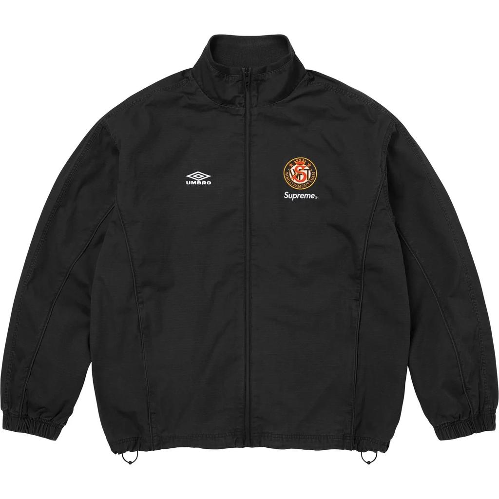 Supreme Спортивная куртка Umbro из хлопкового рипстопа (26СС) черный